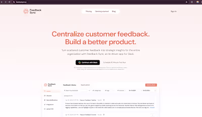 FeedbackSync.ai - AI Project