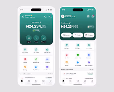 Home screen exploration