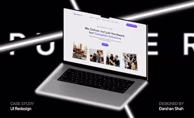 Purple Rock | Landing Page UI Redesign | Figma