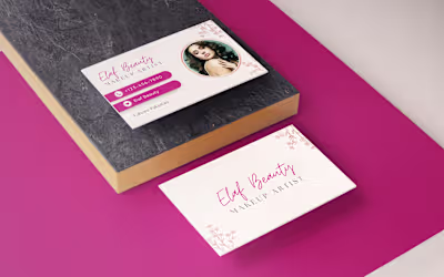 Visiting Card for Beauty Salon on Behance