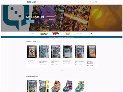 Shopify eCommerce Website | TCQuick