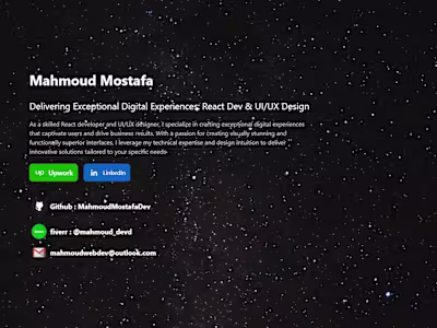 A modern, responsive personal portfolio website built using Next