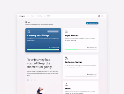 Product design for Marketplace app