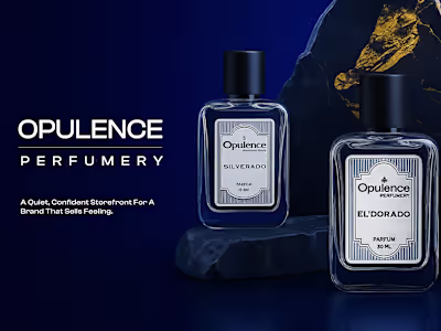 Opulence Perfumery — A Luxury Shopify Storefront