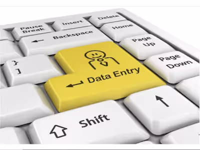 Accurate data entry, copy paste, web scraping and manual typing