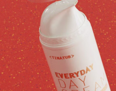 Airless Bottle Label Design for cosmetic brand