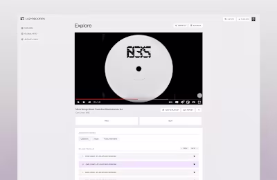 Lazyrecords, music discovery app