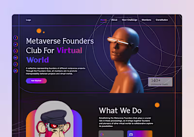 Meterverse Landing Page