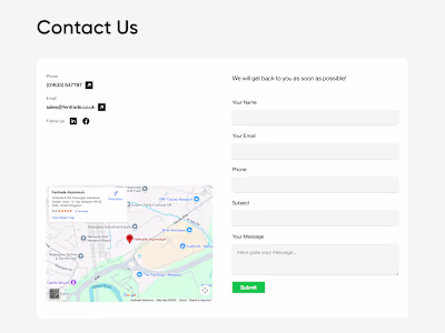 Redesign and build of the website for Fentrade Aluminium, a ...