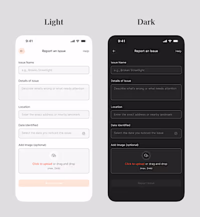 I recently redesigned a “𝐑𝐞𝐩𝐨𝐫𝐭 𝐚𝐧 𝐈𝐬𝐬𝐮𝐞” form ...
