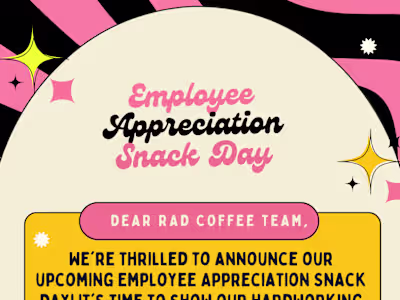 Invitation Design for an Employee Event