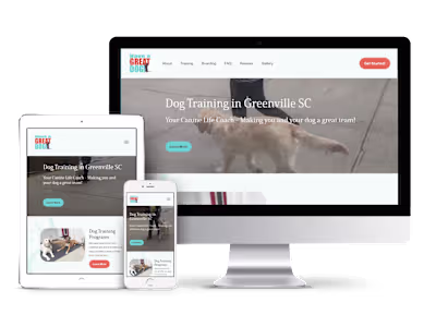Web Design for Dog Trainer Built for Trust & Clarity