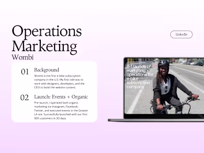 Launching Wombi — Building an E-Bike Startup from 0→1