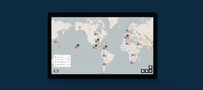 Marriott Vacations Touchscreen Map
