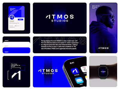 ATMOS Studios Brand Identity Design