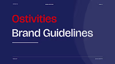 Ostivities Brand Guidelines