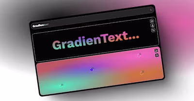 Gradientext: A Radial Gradient Design Tool
