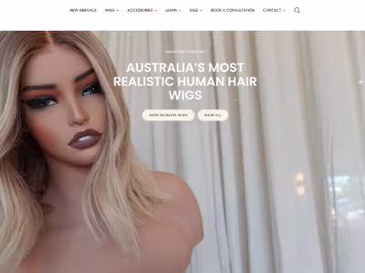 Shopify Store Redesign for Milk & Honey Wigs