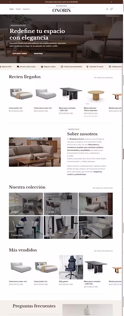 Muebleria Onoris
