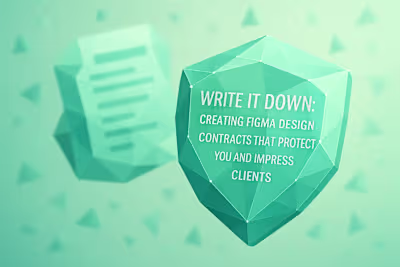 Write It Down: Creating Figma Design Contracts That Protect You and Impress Clients