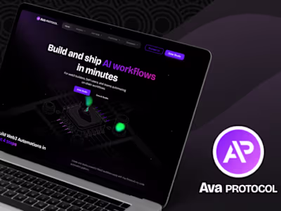 Web3 Workflow Automation with Ava Protocol