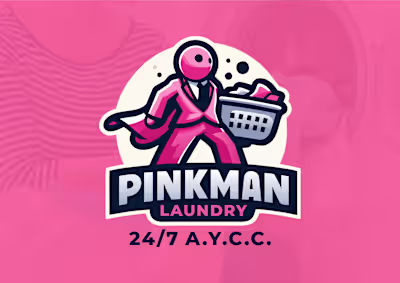 Pinkman Laundry Branding