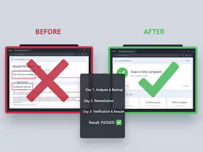 PCI DSS Compliance Remediation & Server Security Hardening