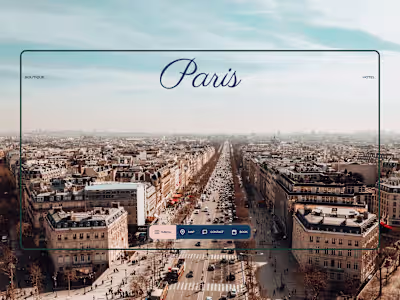 Paris Hotel Framer Template