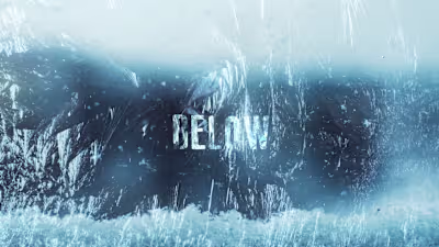 "Below" Title Design