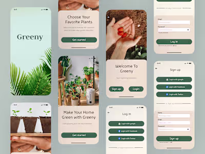 Sign Up/ Log in Page :: Behance