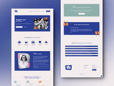 Tailored Website for therapist