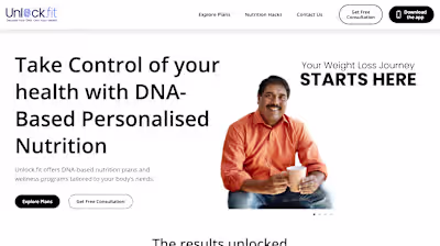 DNA-Based Personalized Nutrition Ecosystem for Unlock.fit