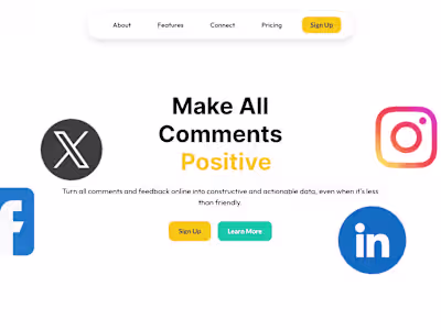 Modern Concept for a SaaS Landing