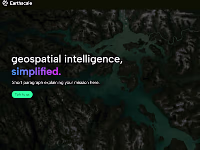 Website Redesign for a Geospatial Imaging Startup