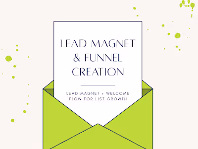 Lead Magnet + Welcome Flow for List Growth