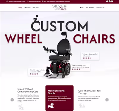 SilverCare Website Design & Development