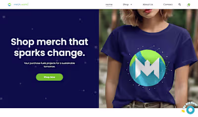 Ecommerce P.O.D. site Mrch.World