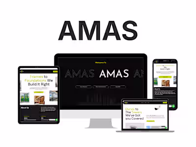 Corporate Website Redesign for AMAS