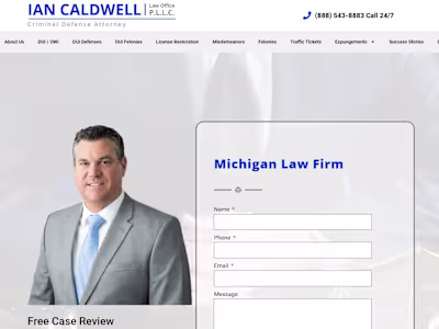 Mymichiganlawfirm.com Lawyer Website in Michigan