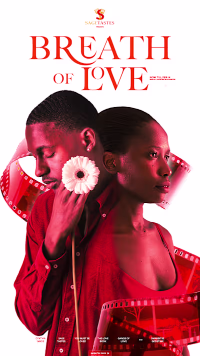 Breath Of Love Valentine Package Menu Design