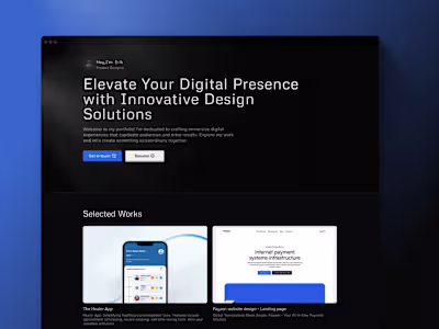 Vfolio - Portfolio Template for Framer