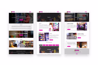 Vending Machine Business Website Design and Optimization