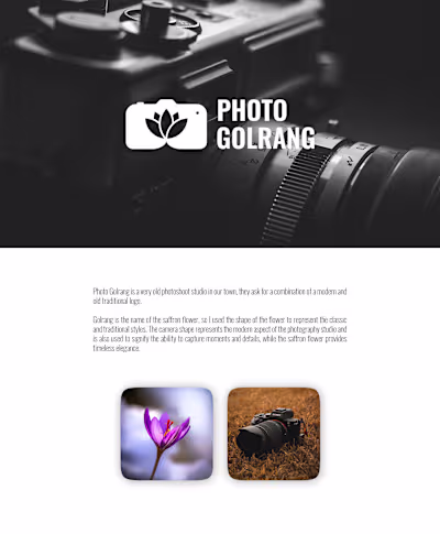 VISUAL IDENTITY | PHOTO GOLRANG on Behance