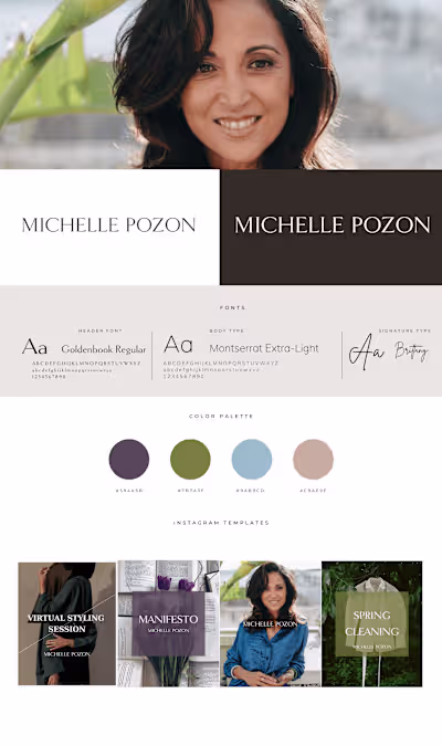 Michelle Pozon | Visual Brand Identity