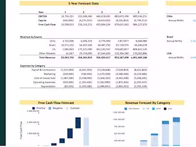 Financial Model for Pre-Rev SaaS Startup