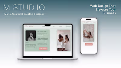 Rita Kharita – Personal Brand Website Concept