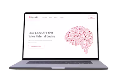 Referralkit Homepage Design