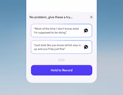 App design - AI Suggested Message Replies