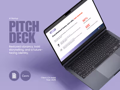 Investor Pitch Deck & Brand Repositioning for CX Assist