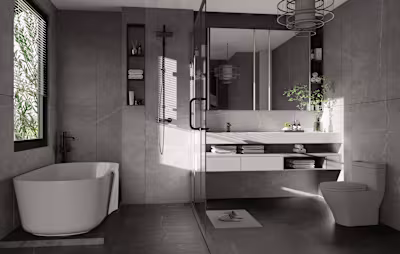 Interior architectural visualization developed to